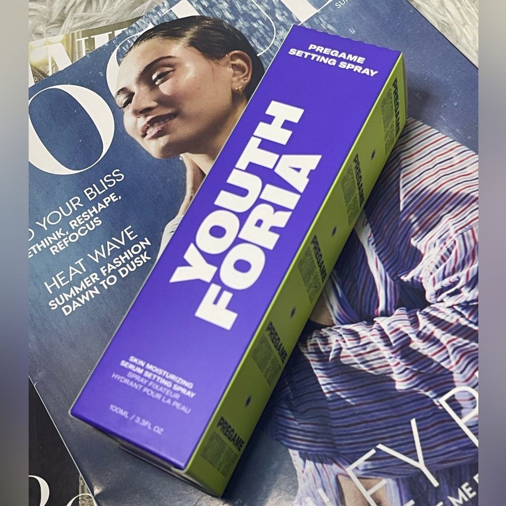 Youth Foria Pregame Skin Moisturizing Serum Setting Spray 100 ML 3.3 oz
